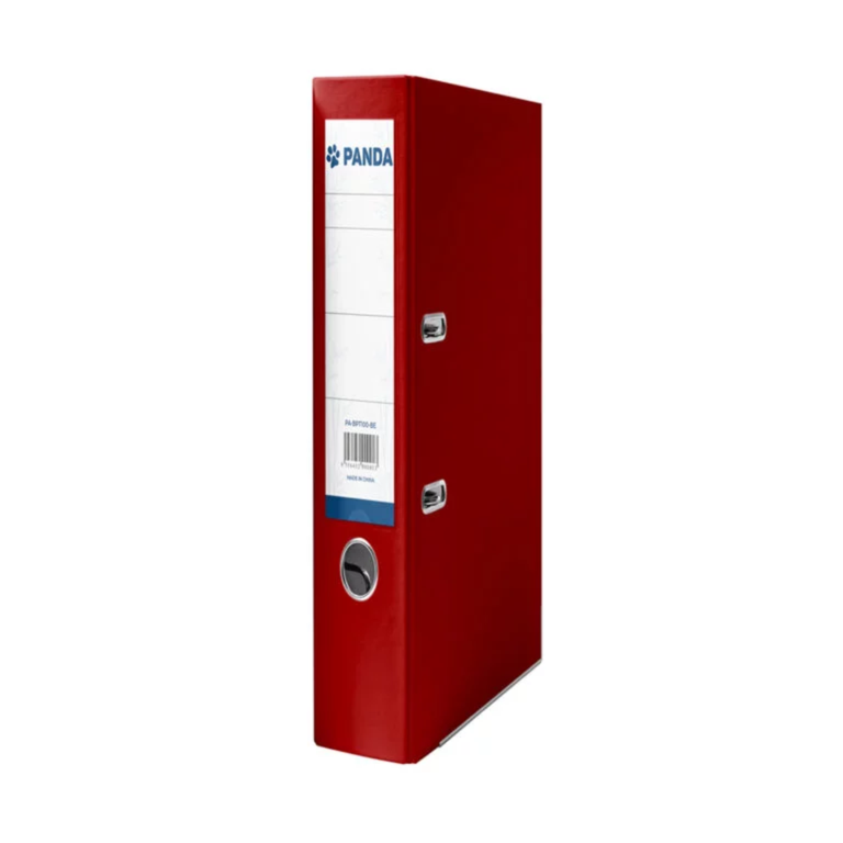 Panda Box File Pvc 45MM Red