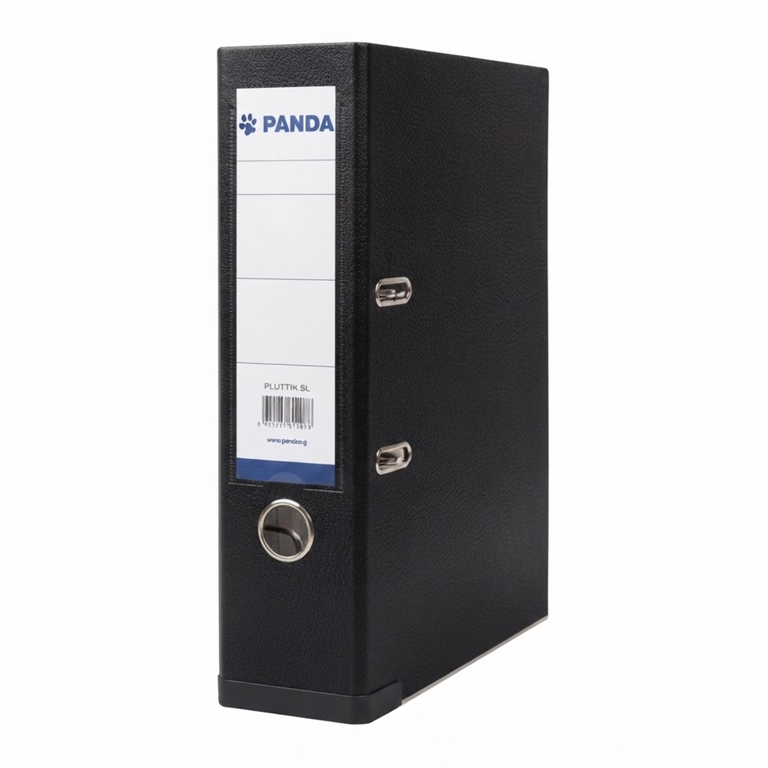 Panda Box File Pvc 75MM Black