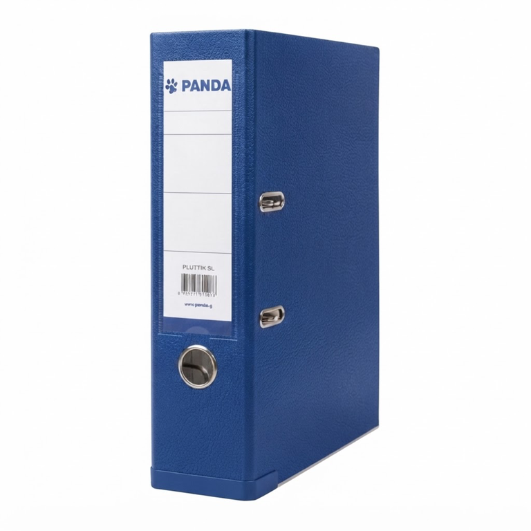 Panda Box File Pvc 75MM Blue