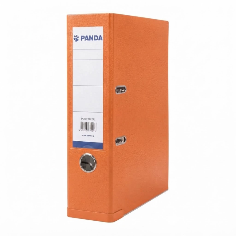Panda Box File Pvc 75MM Orange