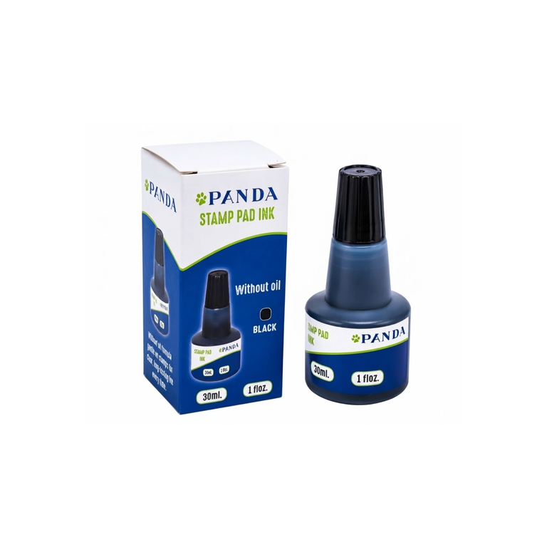 Panda Stamp Pad Ink Black