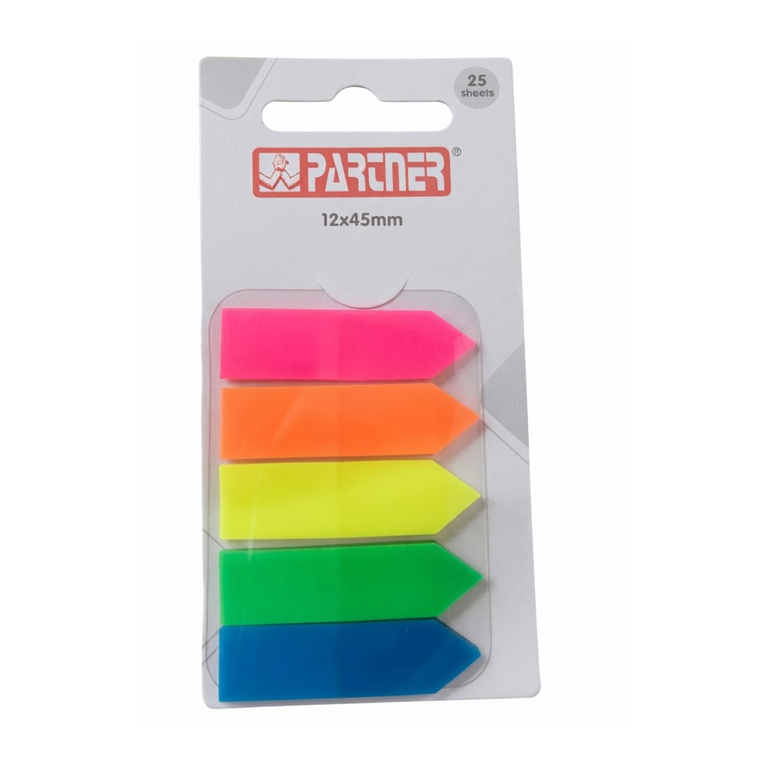 Partner Page Marker 5 Color PT-F15/25FL
