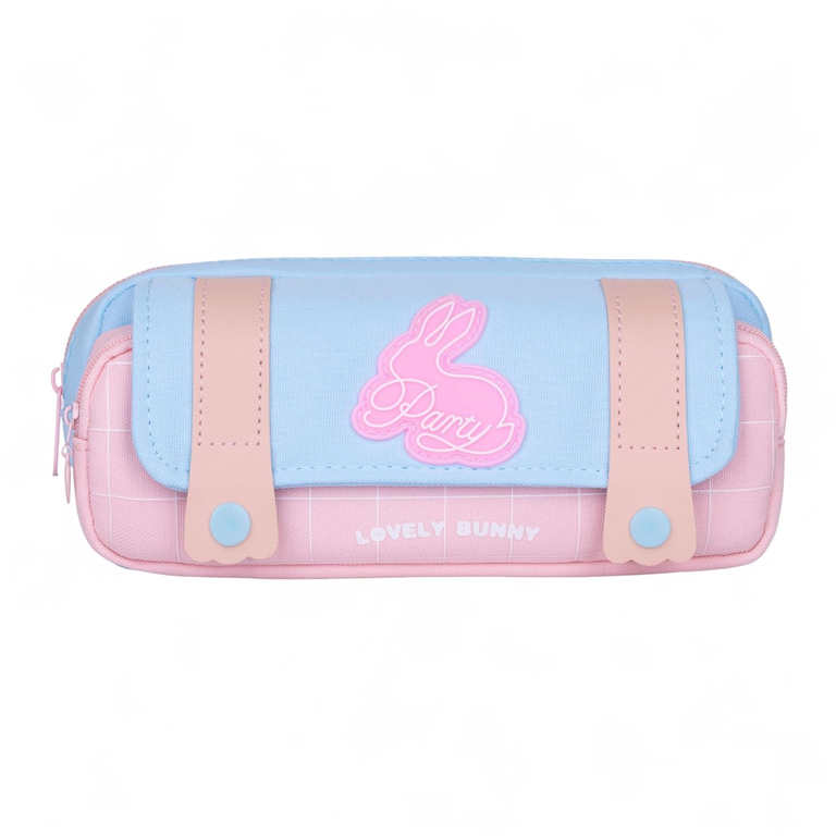 Partner Pencil Case PT-9005N Black/blue/pink