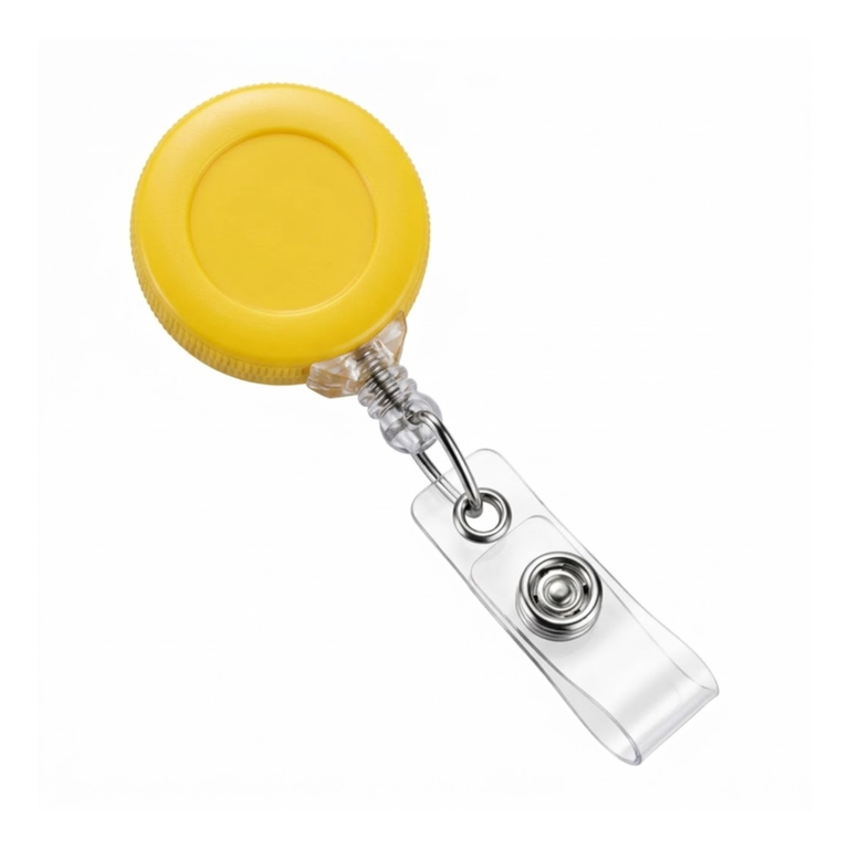 Partner Reel Badge 2CM PT-BR010 Yellow