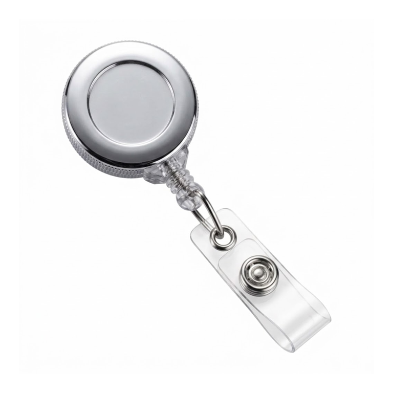 Partner Reel Badge 2CM PT-BR113 Silver