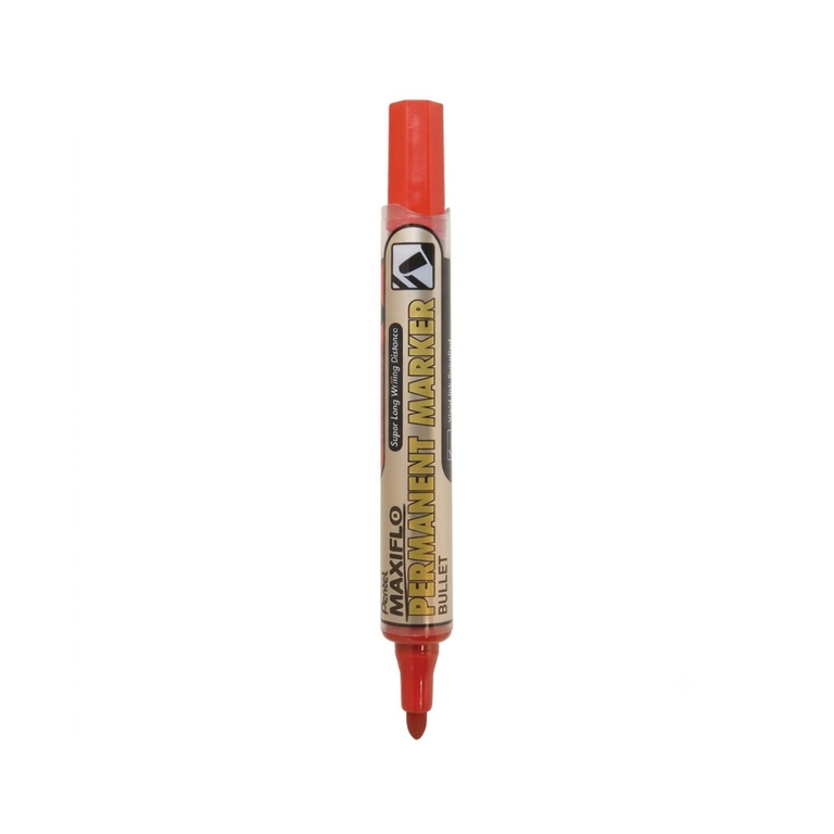 Pentel Maxflo Permanent Marker NLF50-B Red