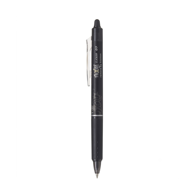 Pilot Frixion Ball Pen Clicker BL-RT-FR7-L Black