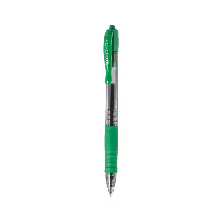 Pilot Ball Pen G2 0.7 MM Green BLG2-7-G