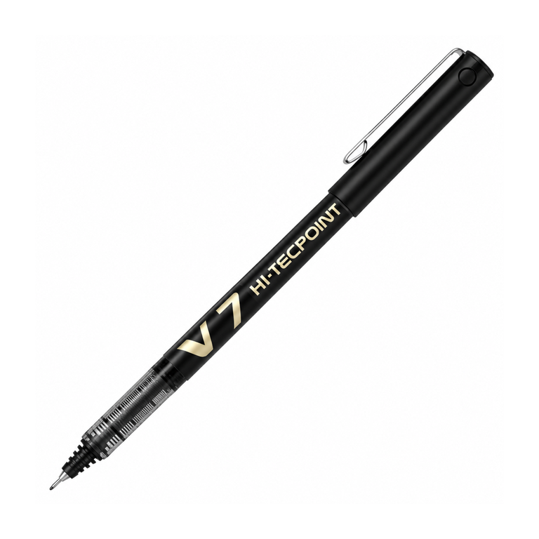 Pilot HI Tech Point Pen V7 Black BX-V7-B