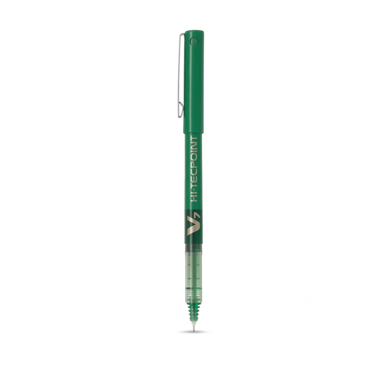 Pilot HI Tech Point Liquid Ink Pen V7 Green BX-V7-G