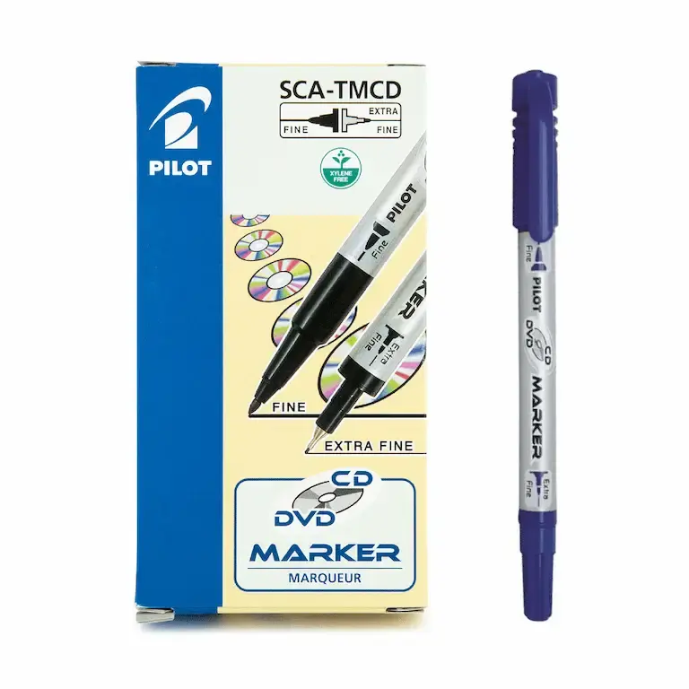 Pilot CD Dvd Marker Sca-Tmcd-L Blue