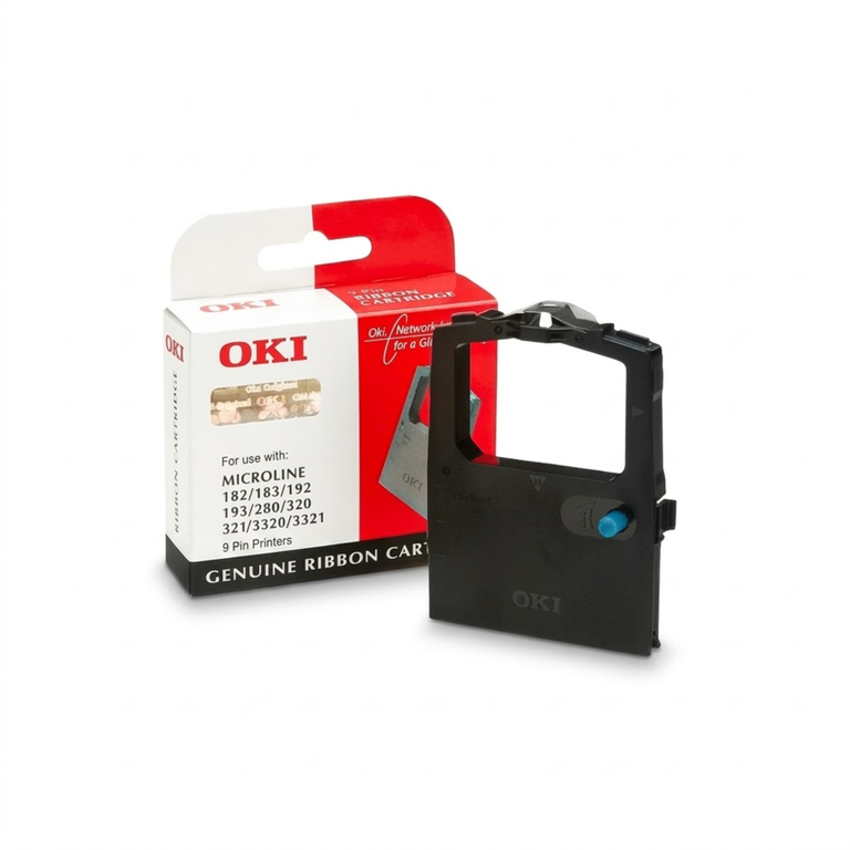 Ribbon Print-Rate Oki 182/390 BK