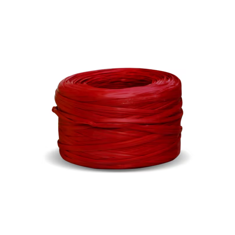 Nylon Egg Rope Raphia Roll Red