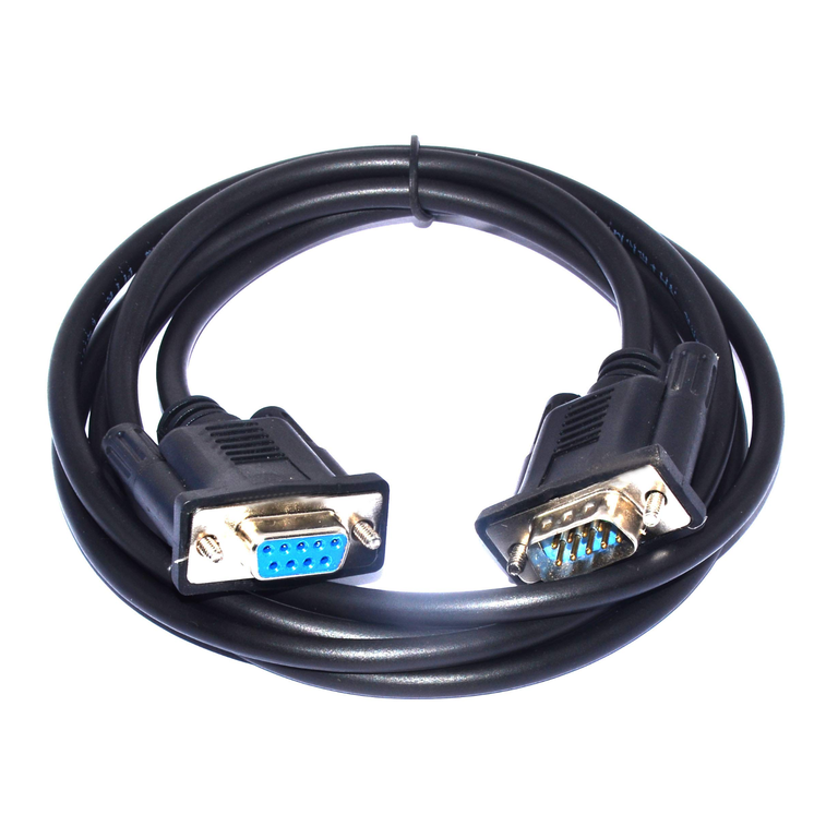 RS-232 Serial Cable With Metal Male Female Connector (9 Pin) 3 Mts Long(not Cross Cable)