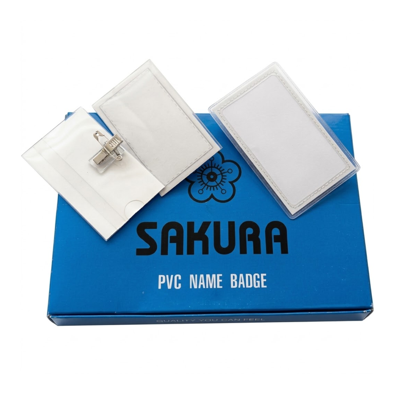 Sakura Pvc Name Badge