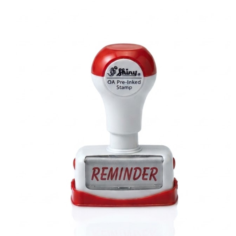 Shiny Stamp Reminder