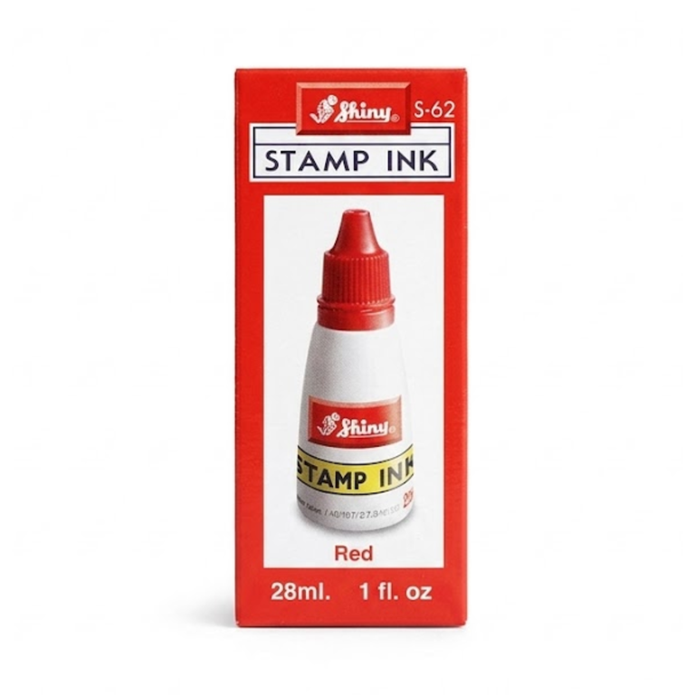 Shiny Stamp Pad Ink Blue S62 Red