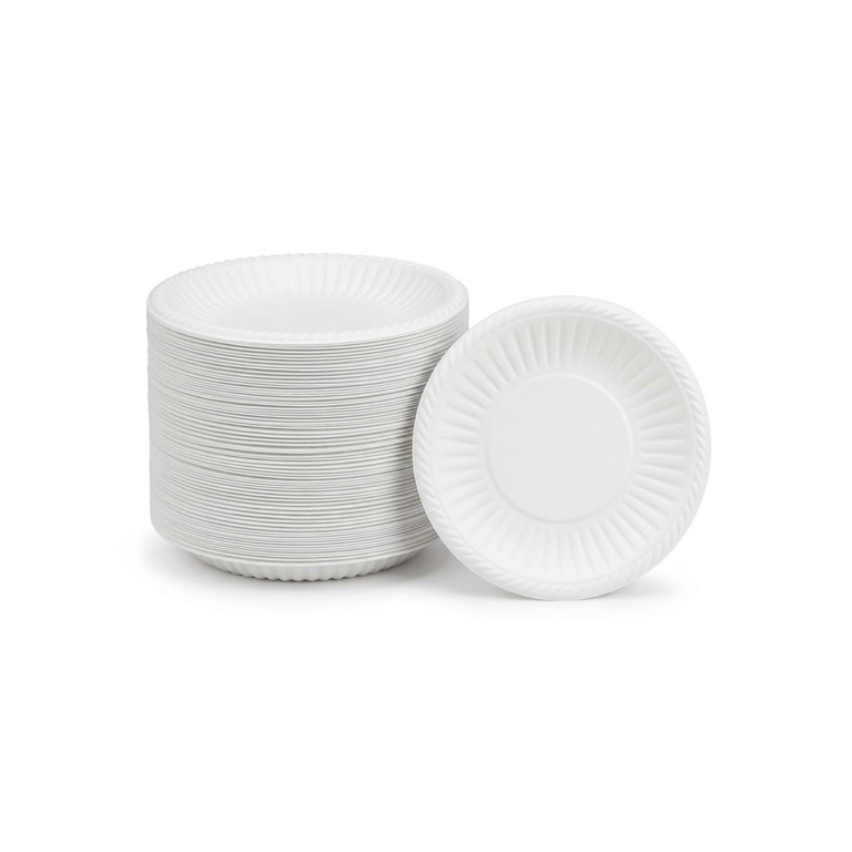 Disposable Plastic Plates Small Round Type