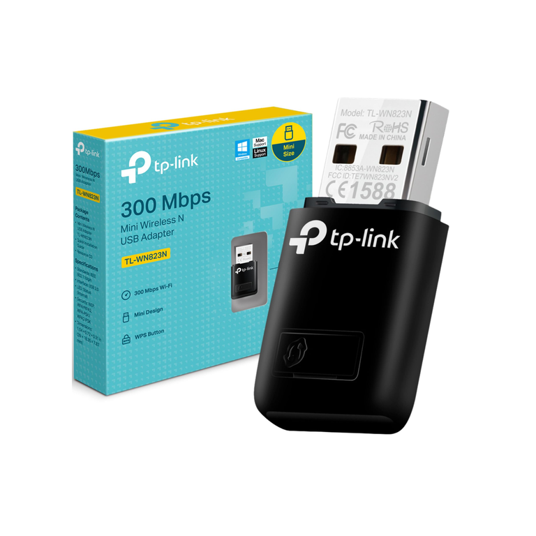 TP Link Mini Wireless N Usb Adaptor TL-WN823N 300Mbps