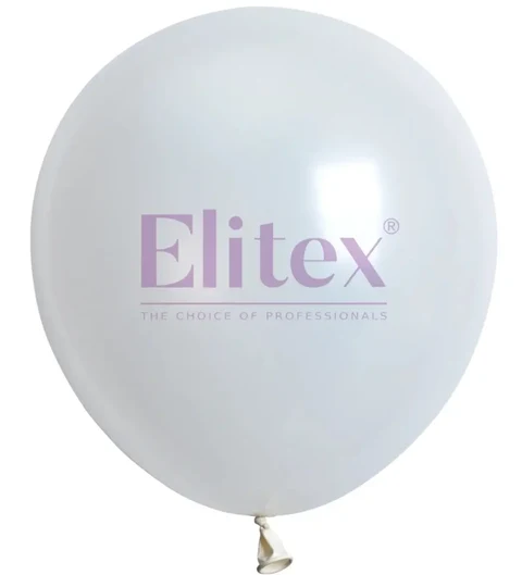 Elitex Latex Balloon 12" Pearl White 1X50PCS