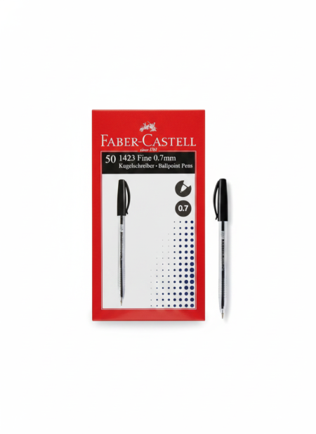 Fabercastell Ball Pen 1423 Black - 50 pcs
