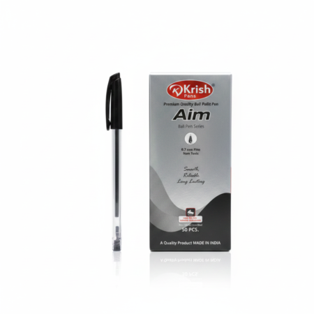 Krish Aim Ball Pen Black 50 Pc